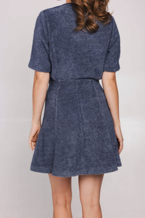 Amelie Skirt - Steel Blue