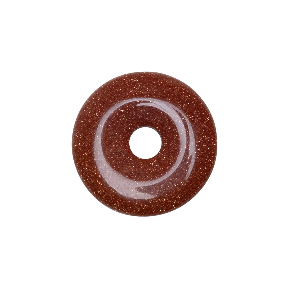 Big Round Glitter Charm