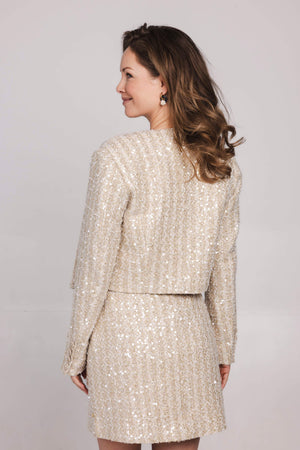 Olivia Blazer - Beige Glam