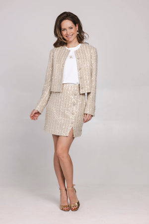 Olivia Blazer - Beige Glam