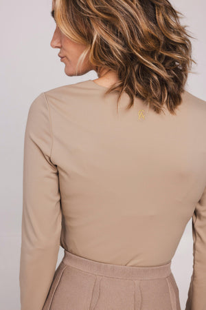 Edith Top - Taupe