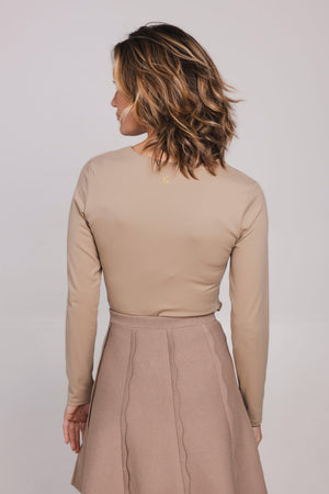 Edith Top - Taupe
