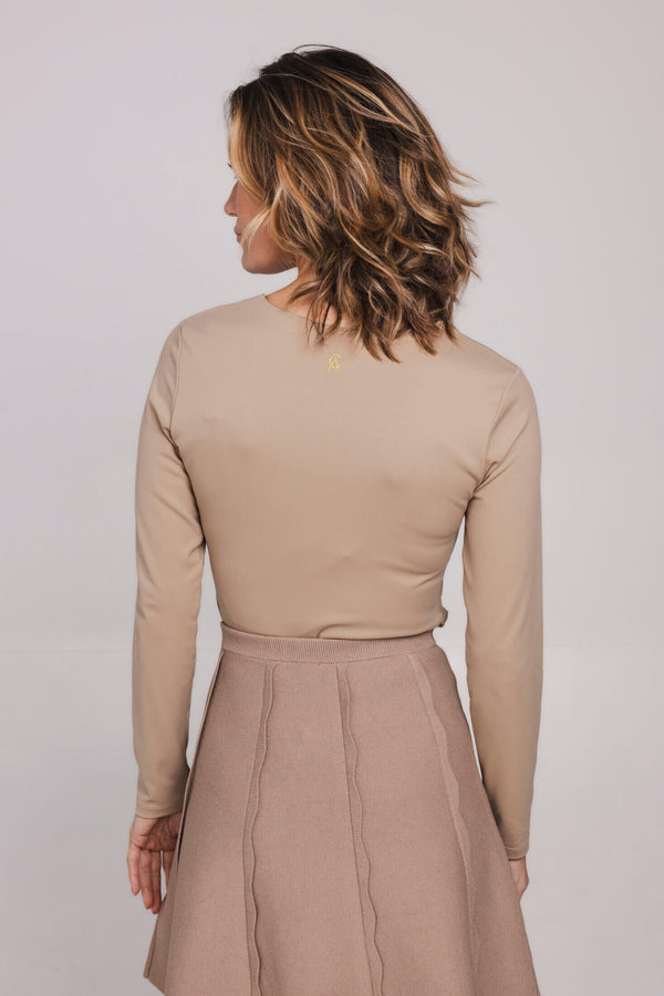 Edith Top - Taupe