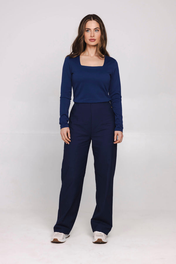 Edith Top - Navy