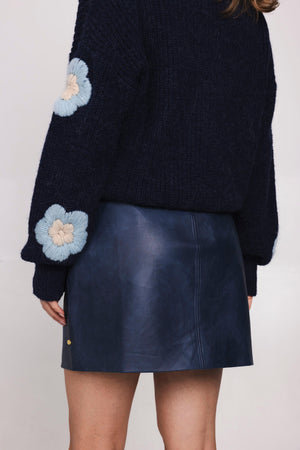 Rose Pullover - Navy Light