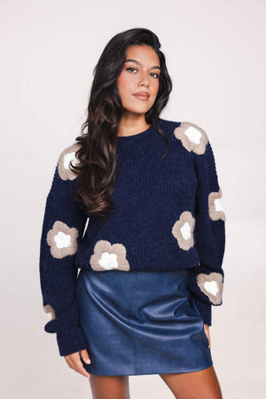 Rose Pullover - Navy Dark