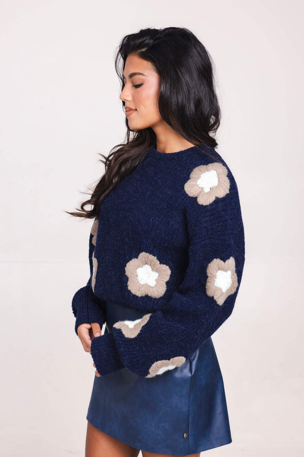 Rose Pullover - Navy Dark