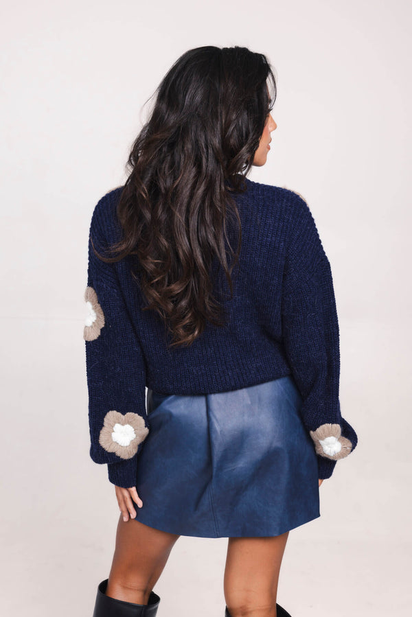 Rose Pullover - Navy Dark