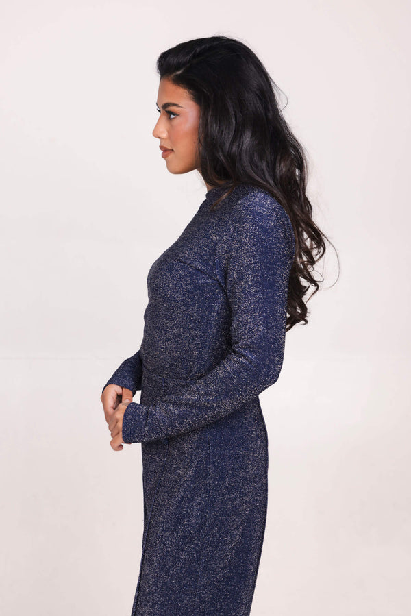 Feline Top - Navy Glam