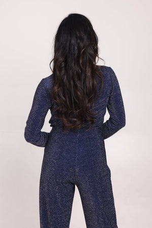 Feline Top - Navy Glam