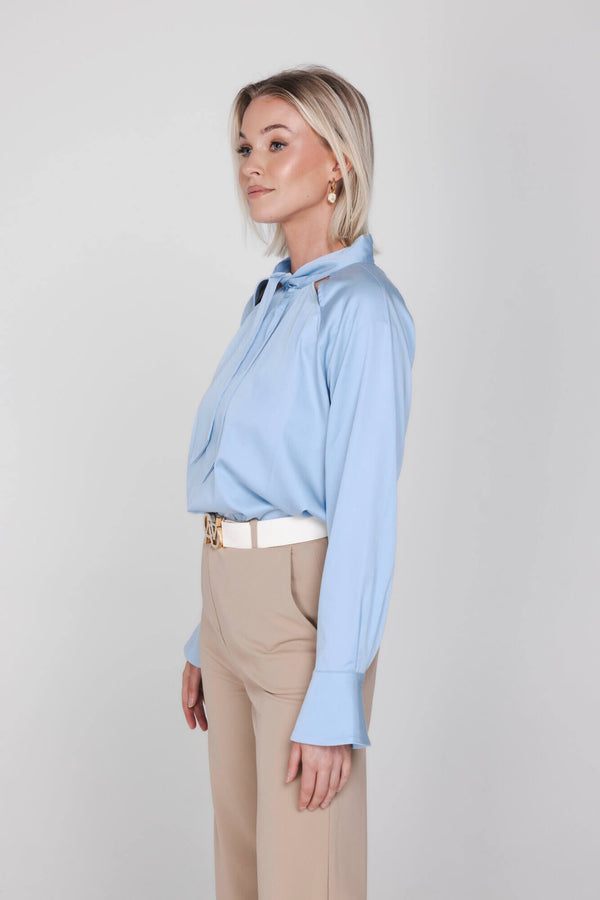 Alix Blouse - Sea Blue