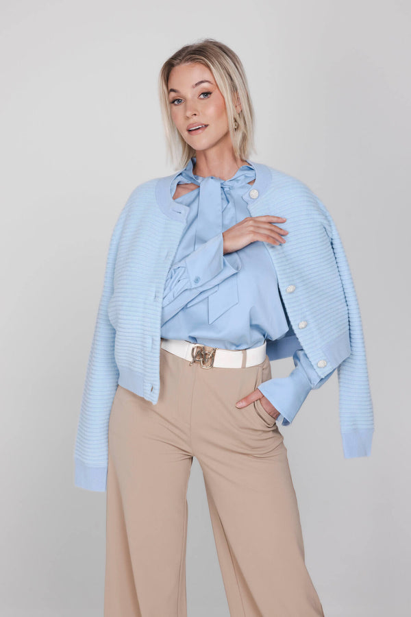 Alix Blouse - Sea Blue