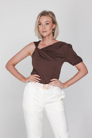 Isa T-Shirt - Espresso