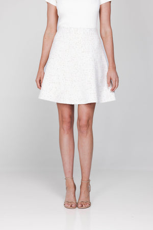 Noa Skirt - Off White Sparkle