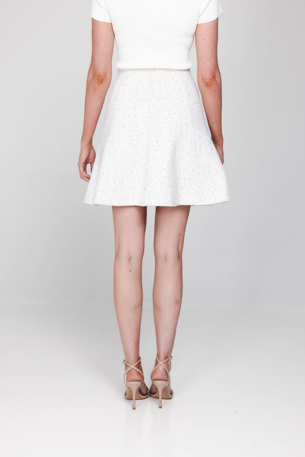 Noa Skirt - Off White Sparkle