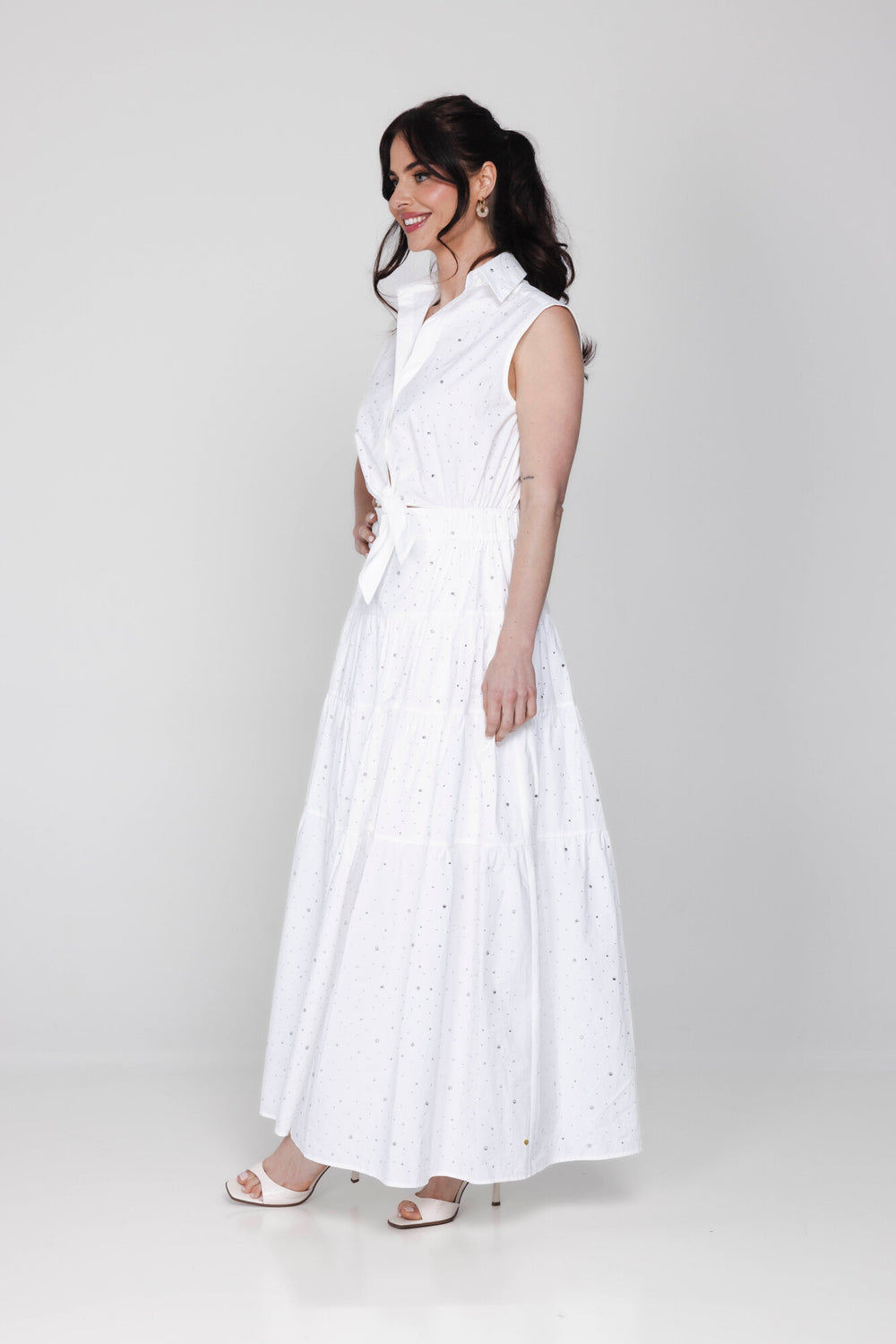 Robin Dress - Off White Sparkle