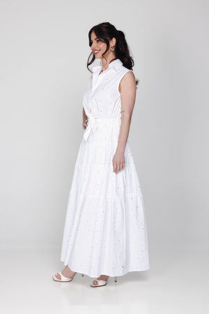 Robin Dress - Off White Sparkle