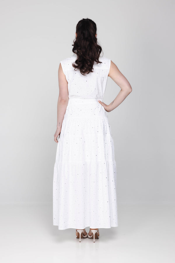 Robin Dress - Off White Sparkle