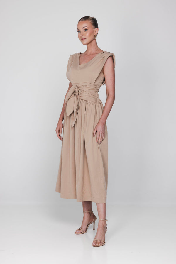 Skye Dress - Sand