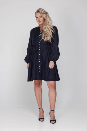 Linde Dress - Midnight Blue
