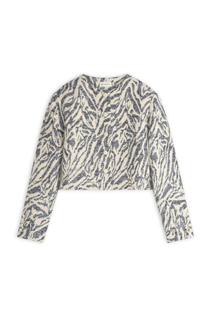 Tess Blazer - Blue Capri