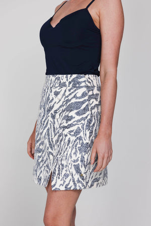 Vera Skirt - Blue Capri