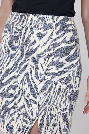 Vera Skirt - Blue Capri