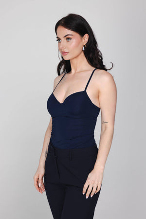 Salma Top - Midnight Blue
