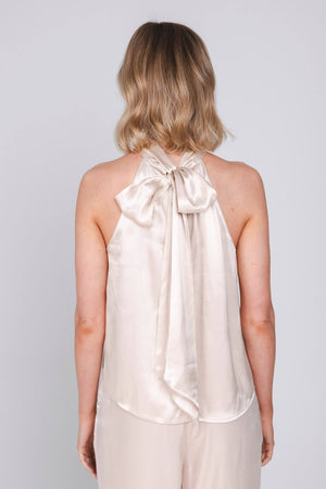 Flore Top | Satin Pink
