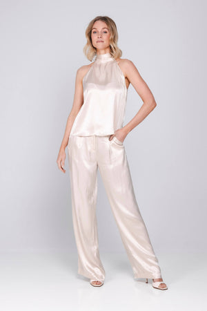 Flore Top | Satin Pink