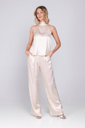 Mira Pants - Satin Pink