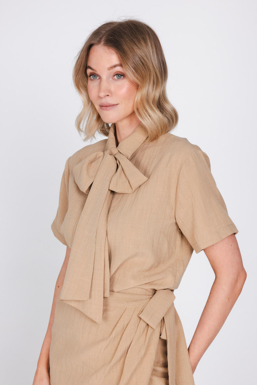 Calme Blouse - Sand