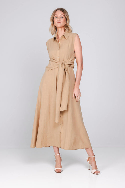 Diva Dress - Sand
