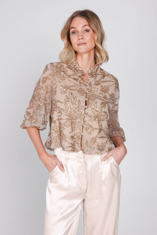Rive Blouse - Sand