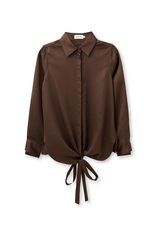 Enya Blouse | Dark Roast