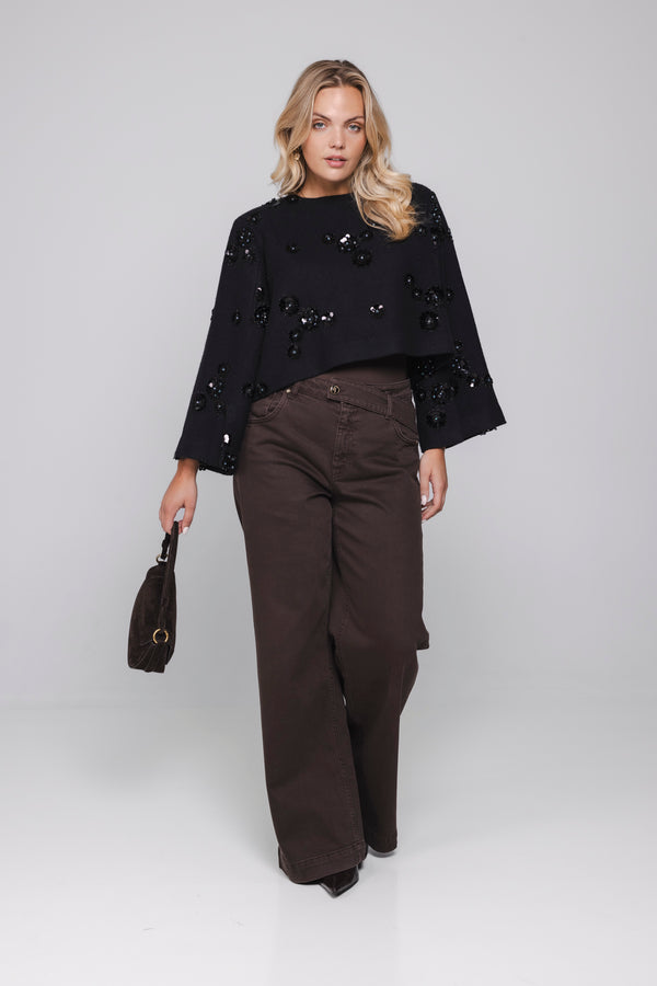 Teya Jacket | Black Bean