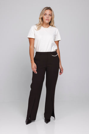 Zeya T-Shirt | Warm Ivory
