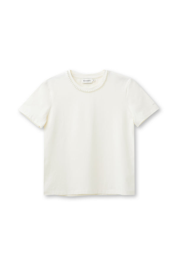 Zeya T-Shirt | Warm Ivory
